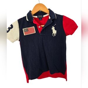 Polo by Ralph Lauren Kids Navy and Red Shirt Size 5t